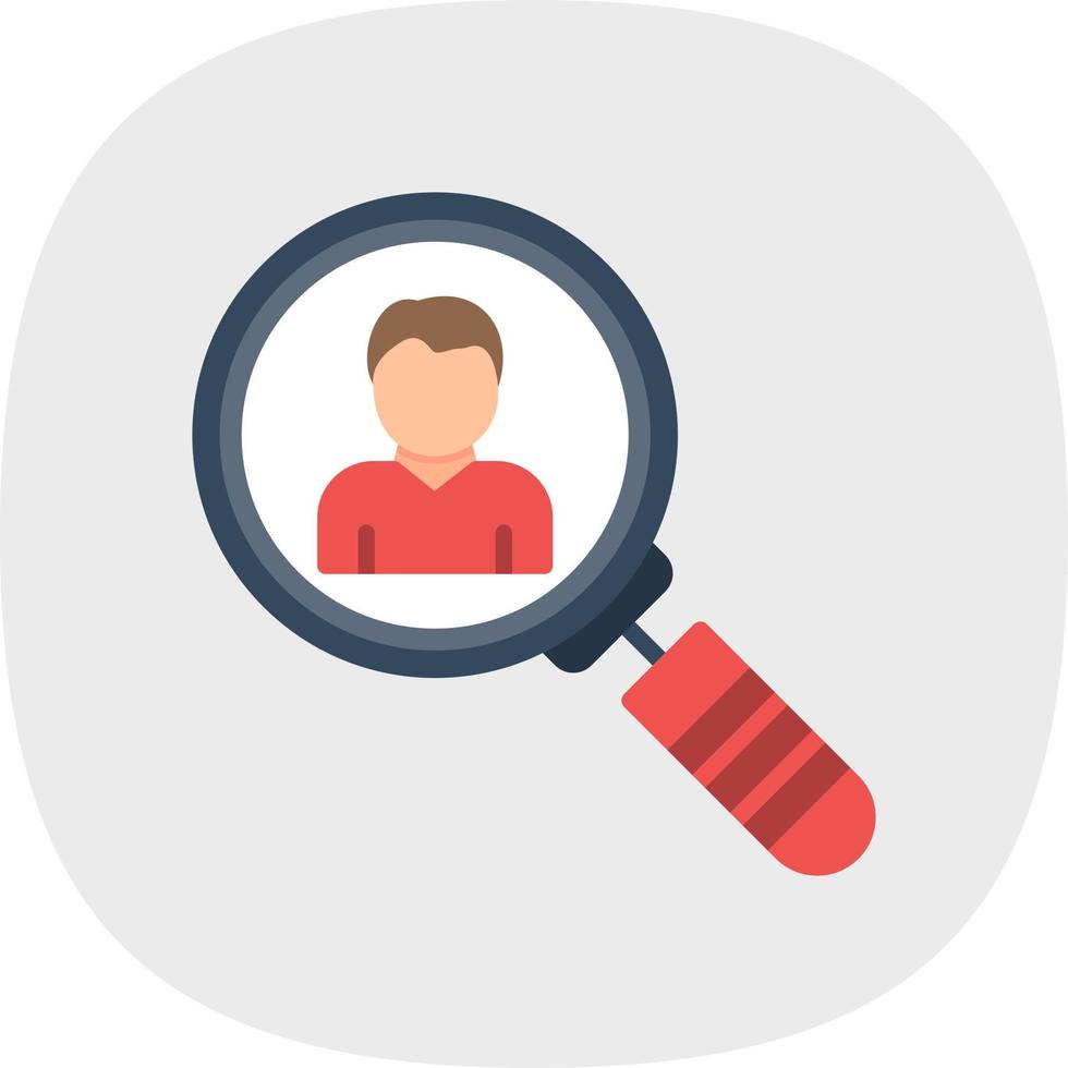 Employee Search Vector Icon Design