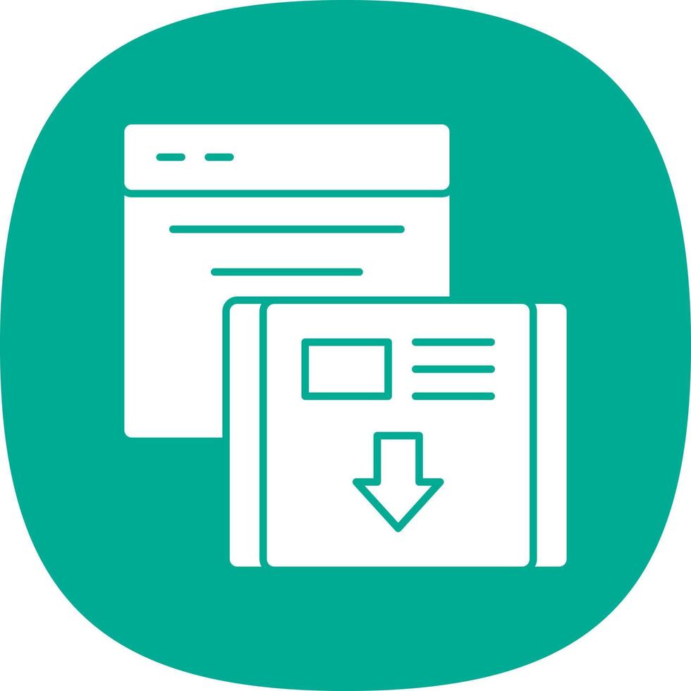 Landing Page Vector Icon Design
