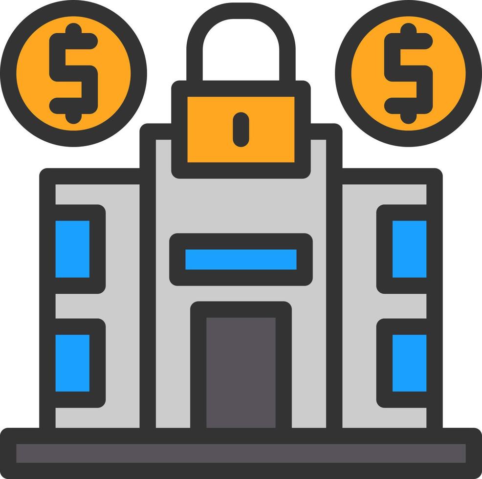 Fixed Asset Vector Icon Design