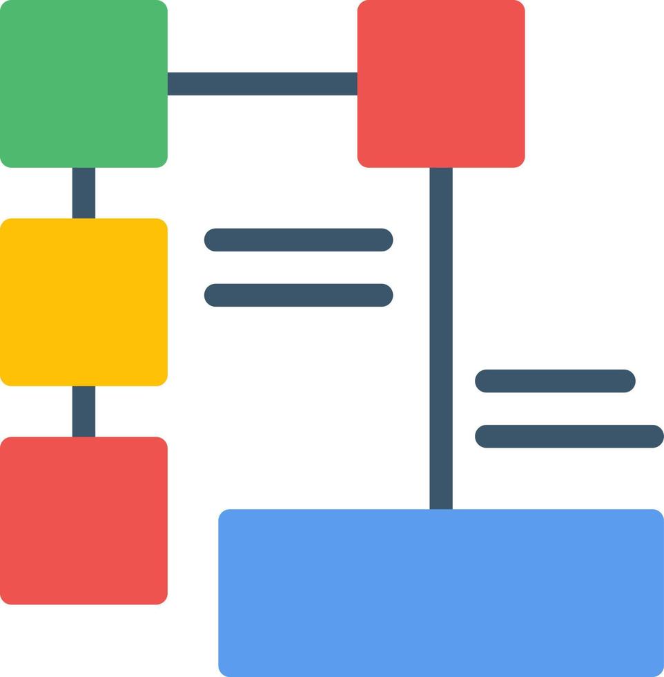 flowchart Vector Icon Design