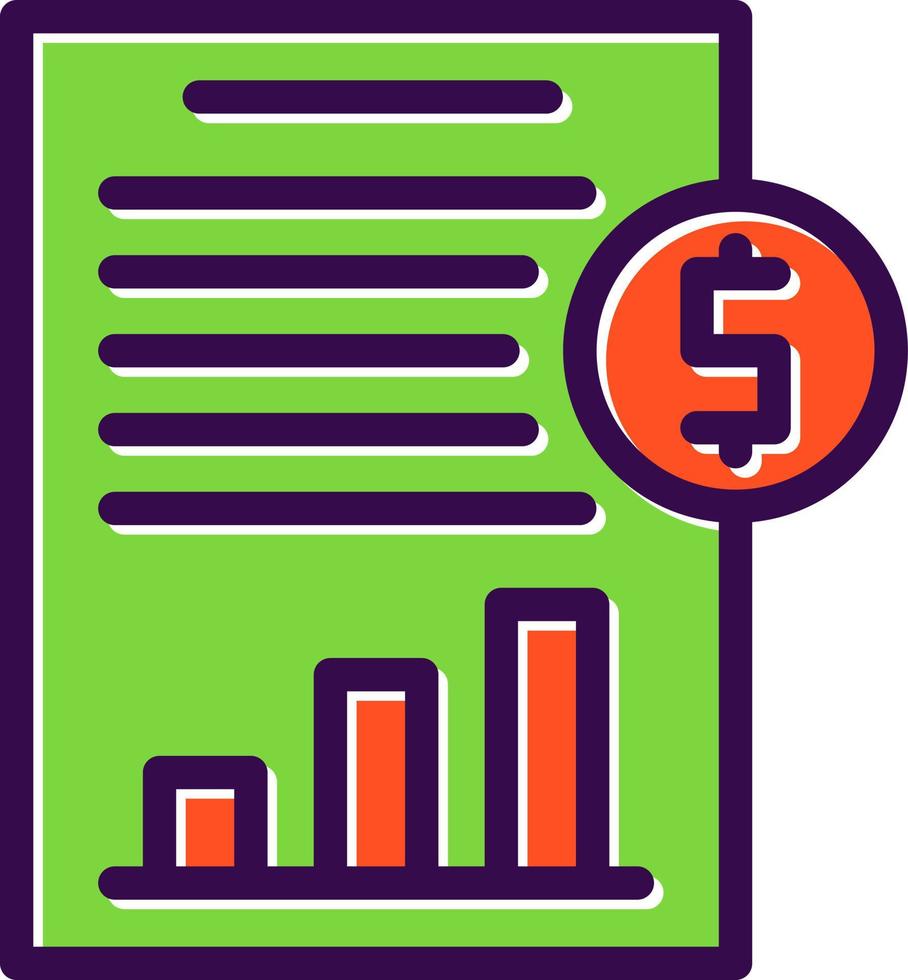 Cash Flow Statement Vector Icon Design