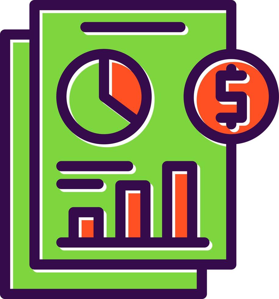 Financial Statements Vector Icon Design