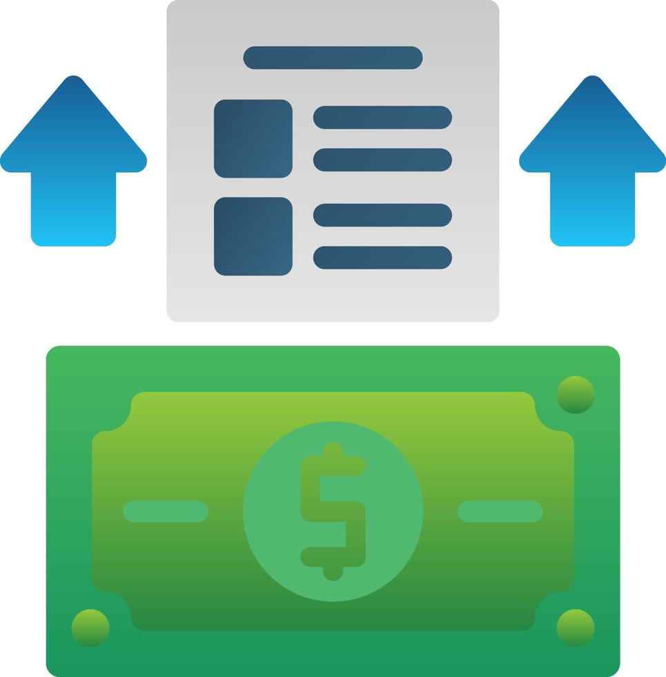 Invoice Factoring Vector Icon Design