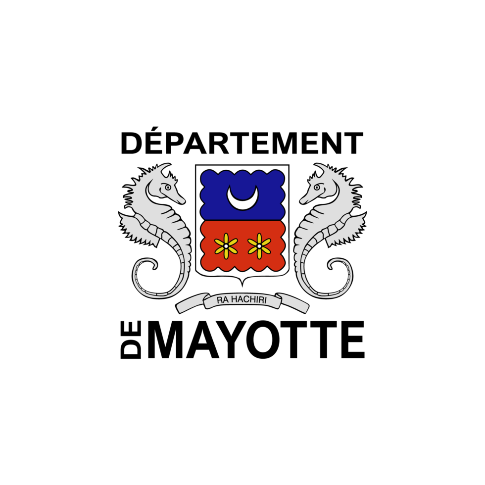 drapeau mayotte plat arrondi fond transparent 16328899 PNG