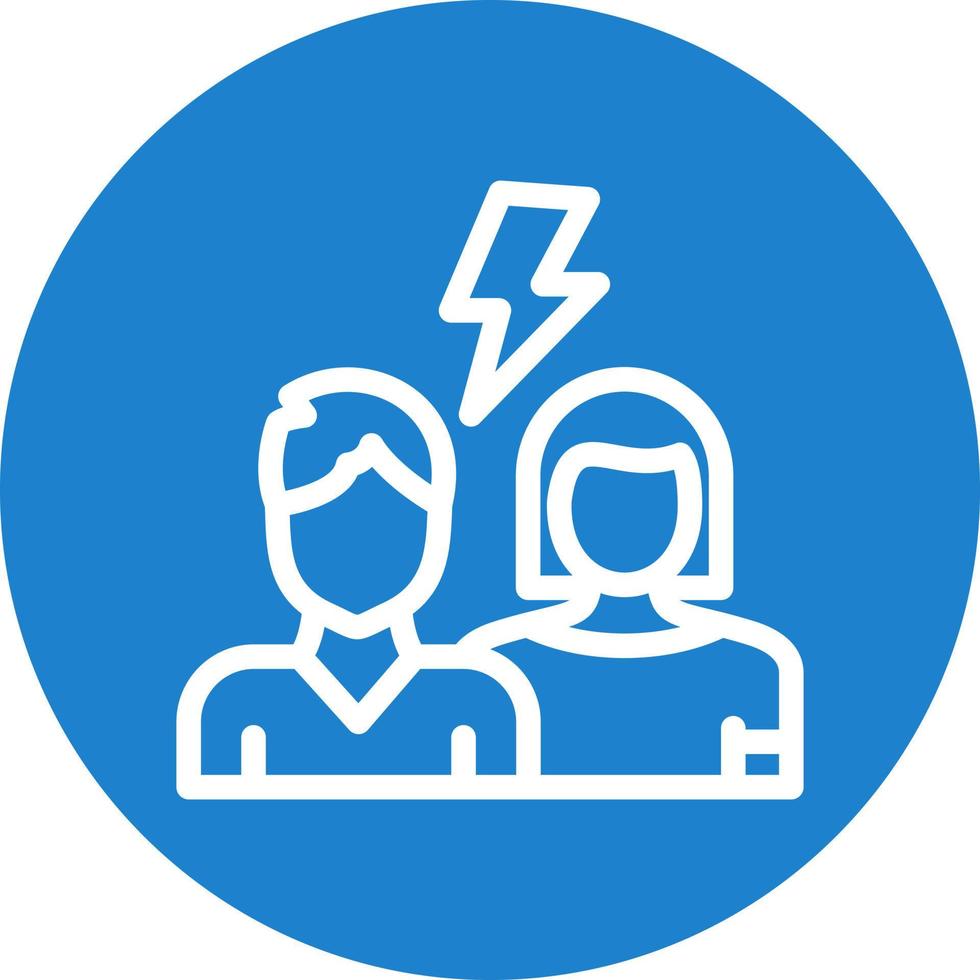 Conflict Vector Icon Design