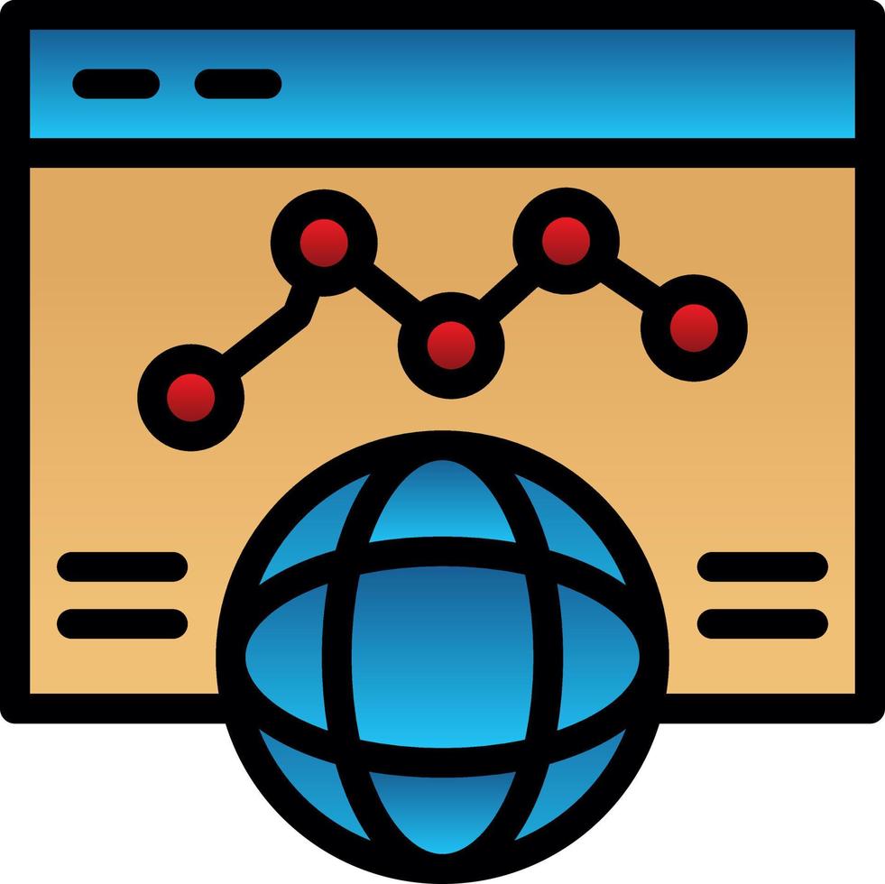 Stock Market Vector Icon Design