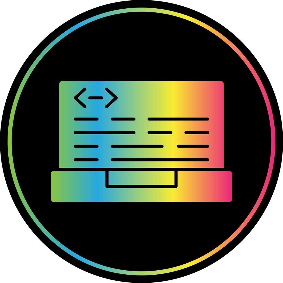 Header Code Vector Icon Design