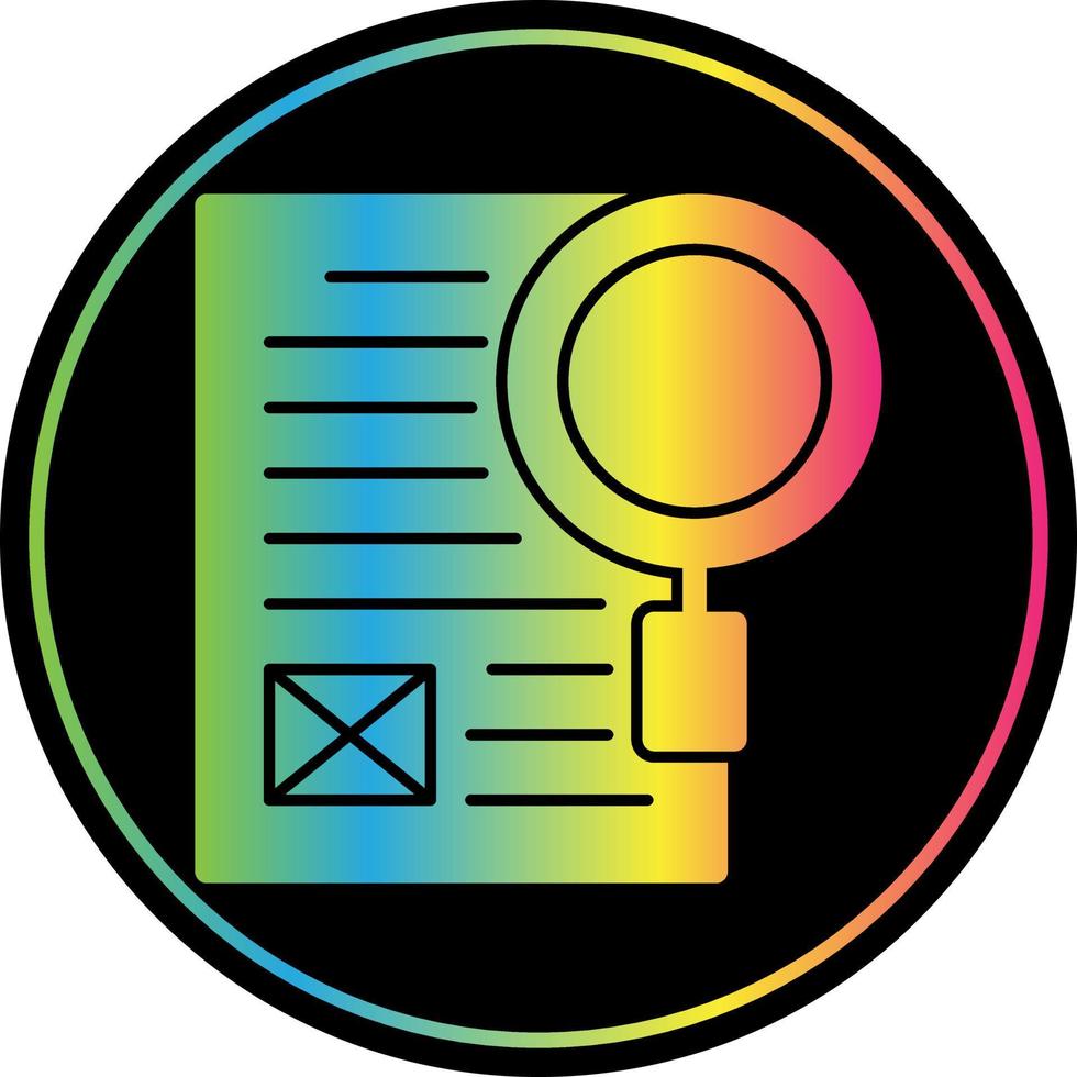 Latent Semantic Index Vector Icon Design