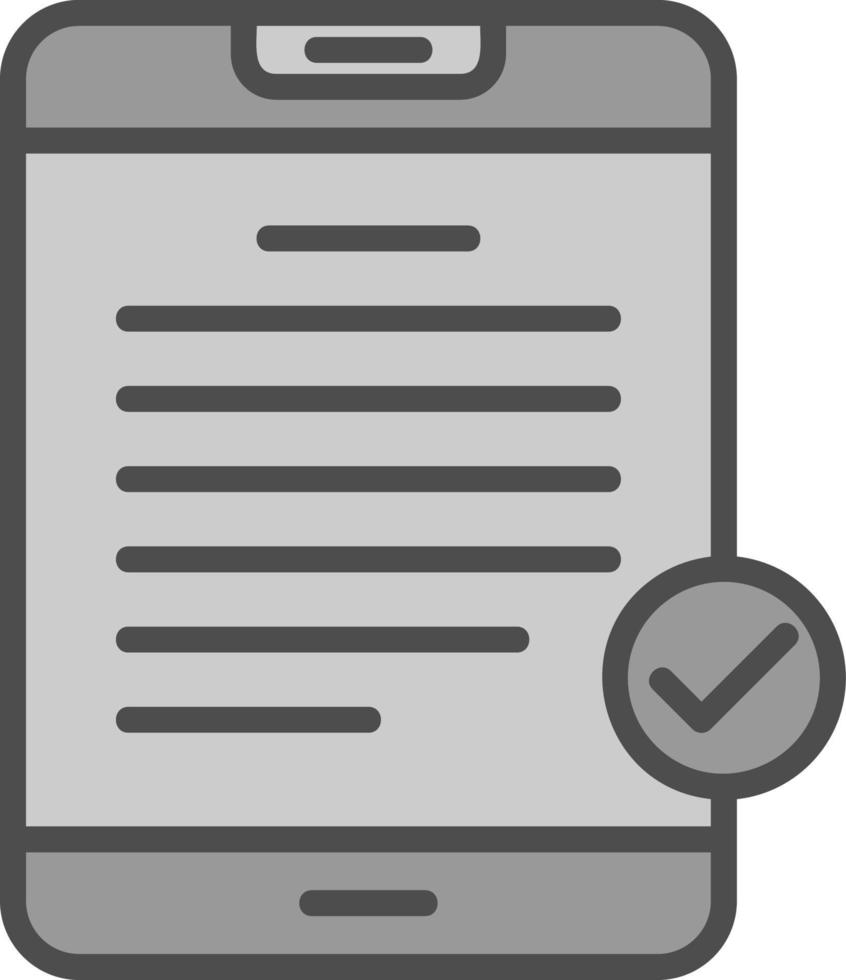Digital Contract Vector Icon Design