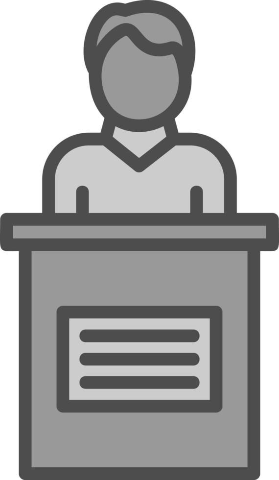 Candidate Male Vector Icon Design