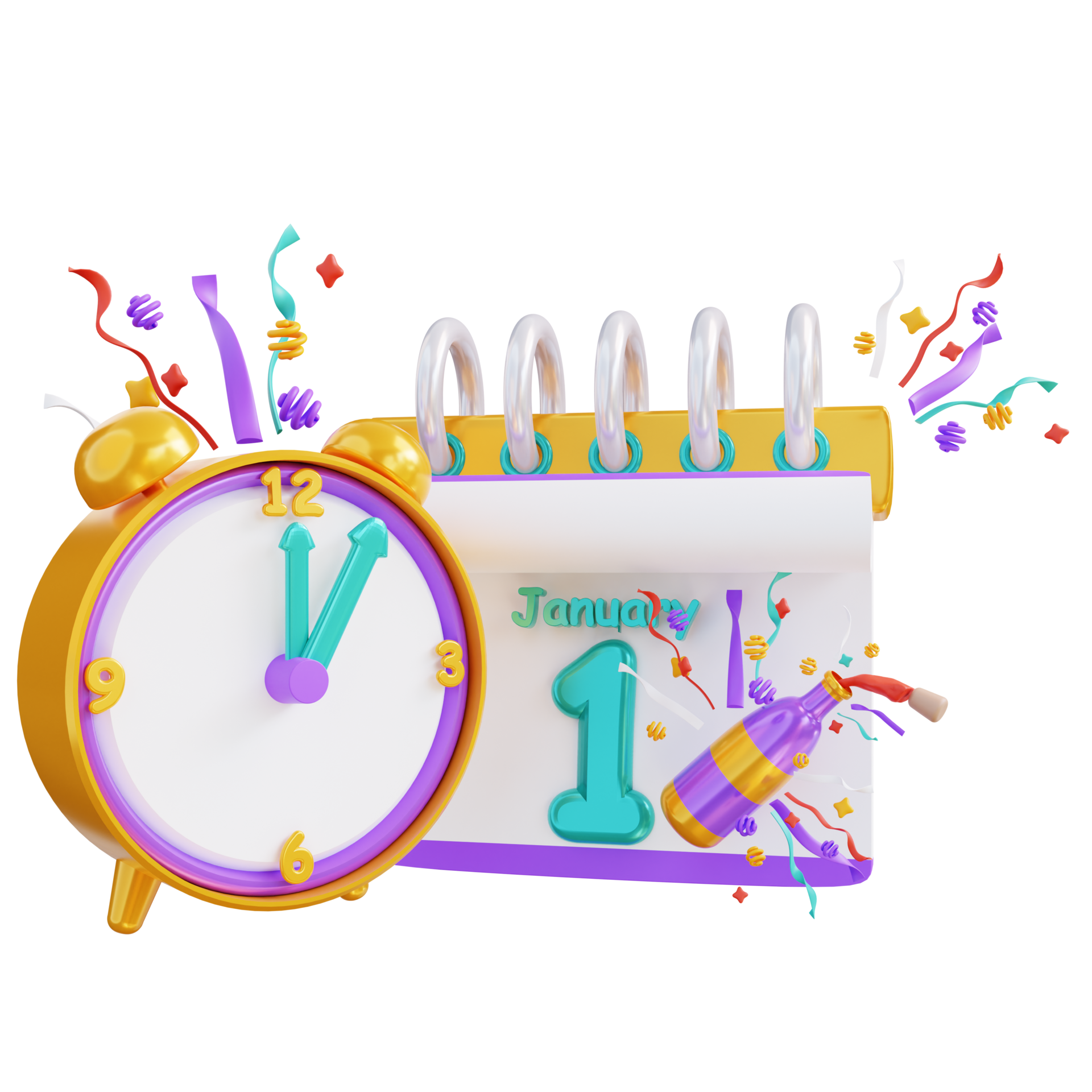 3d-illustration-new-year-clock-and-calendar-16329361-png