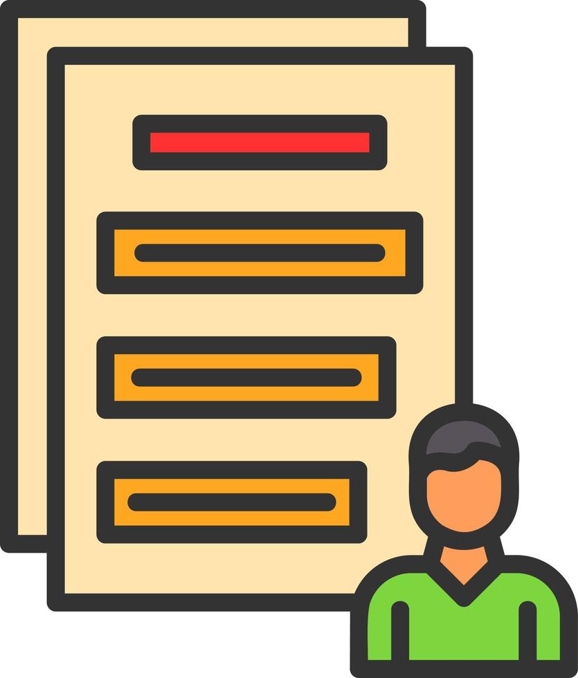 User Scenarios Vector Icon Design