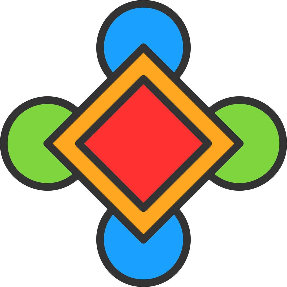 Gestalt Principles Vector Icon Design