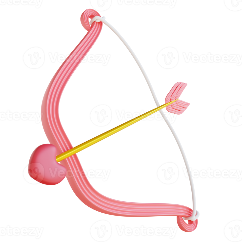 3D-Darstellung Liebespfeil png