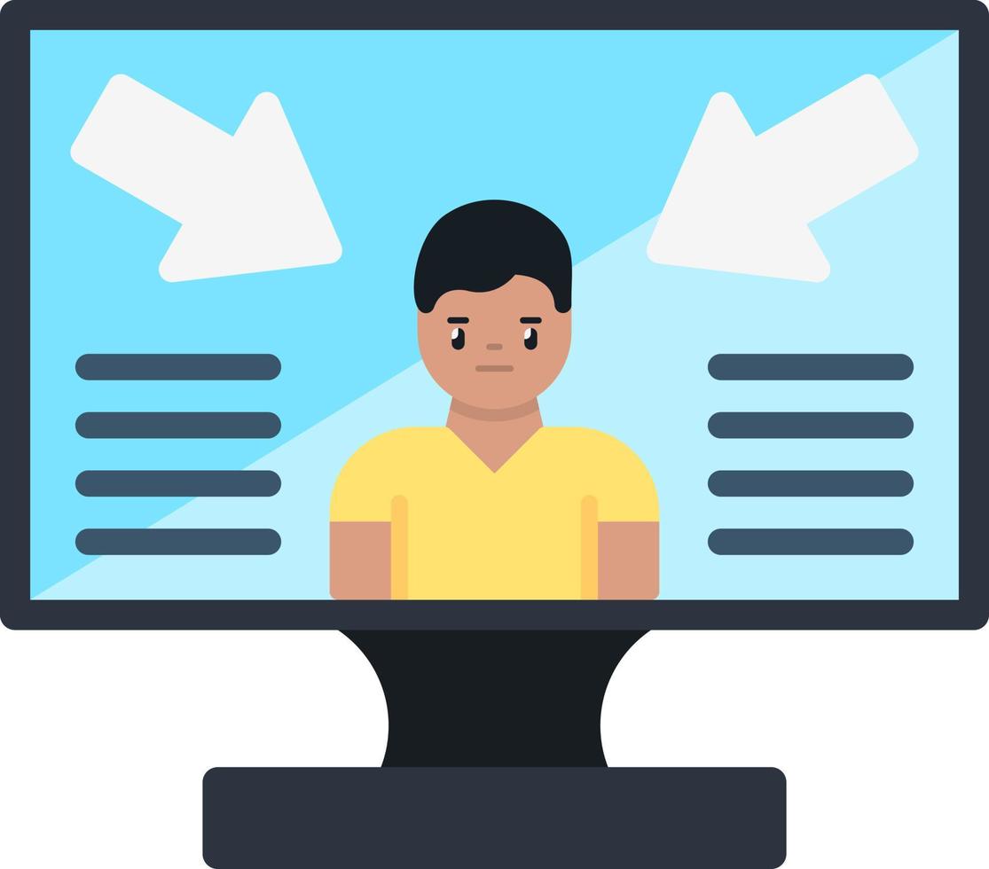 User Centered Design Vector Icon Design