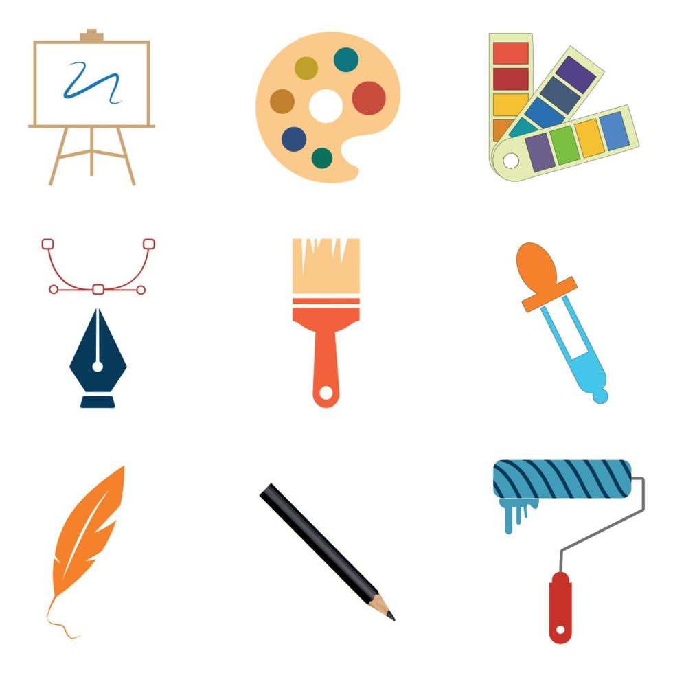 Materiales y herramientas de arte