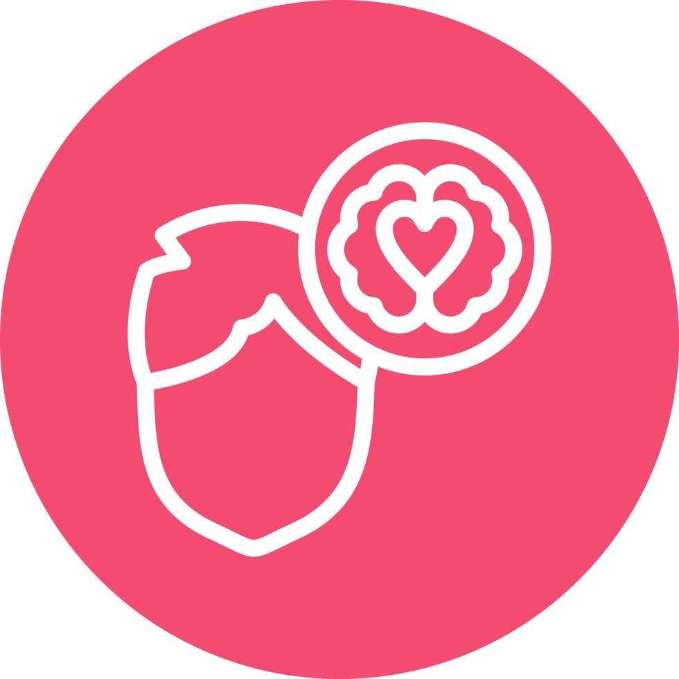 Emotional intelligence Vector Icon Design