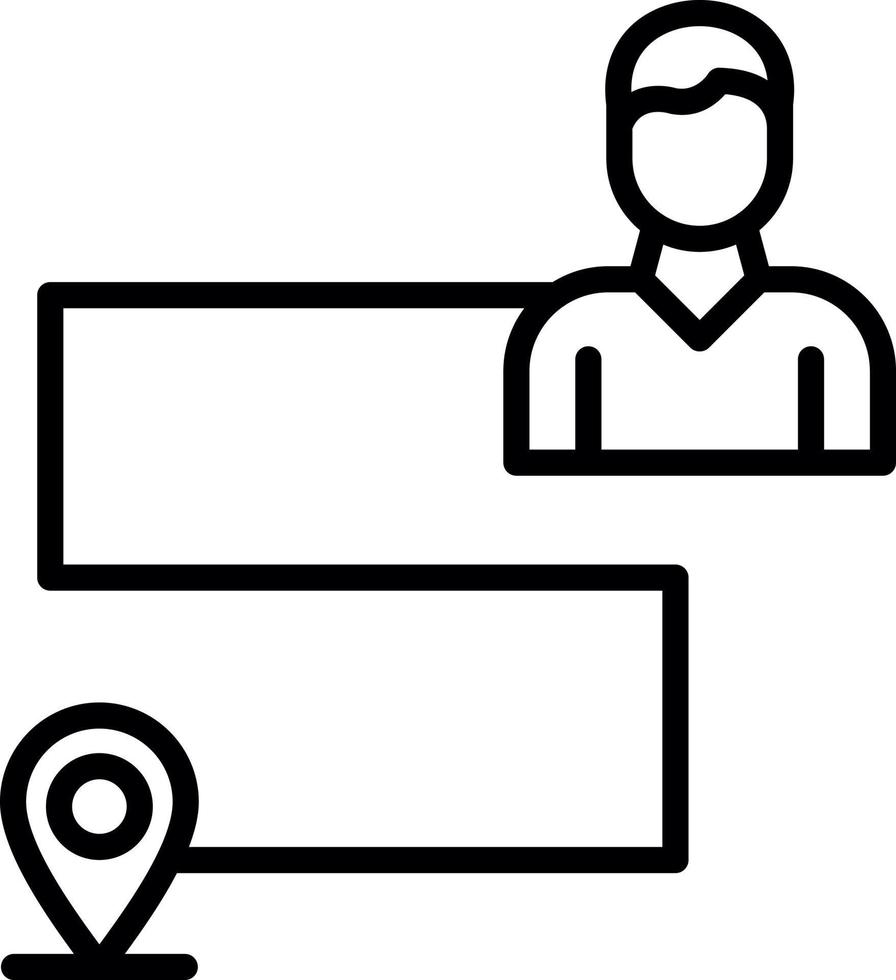 Customer Journey Map Vector Icon Design