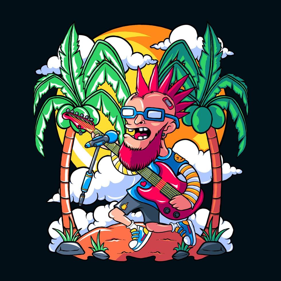 rock and roll vector