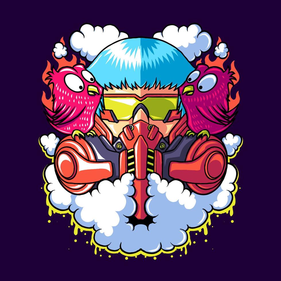 humanoid vector illustration