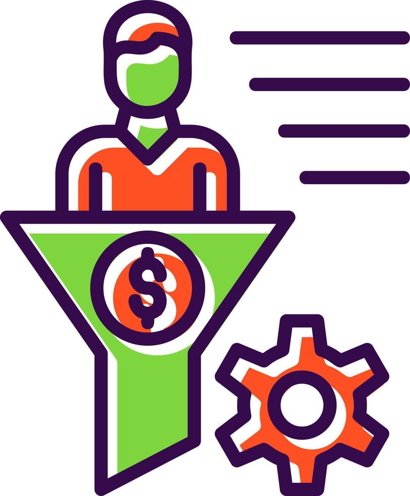 Conversion Rate Vector Icon Design