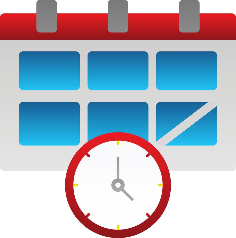 Deadline Vector Icon Design