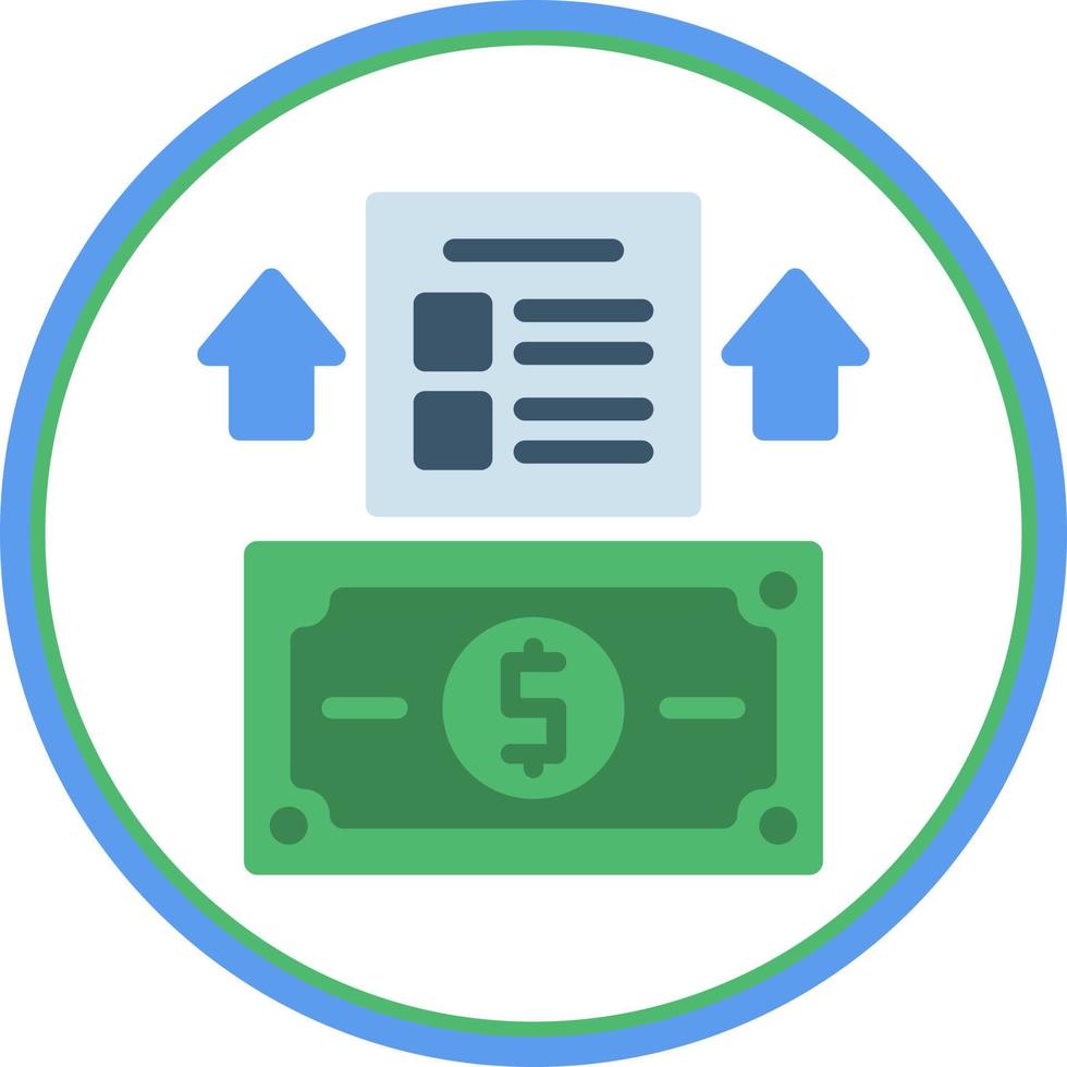 Invoice Factoring Vector Icon Design