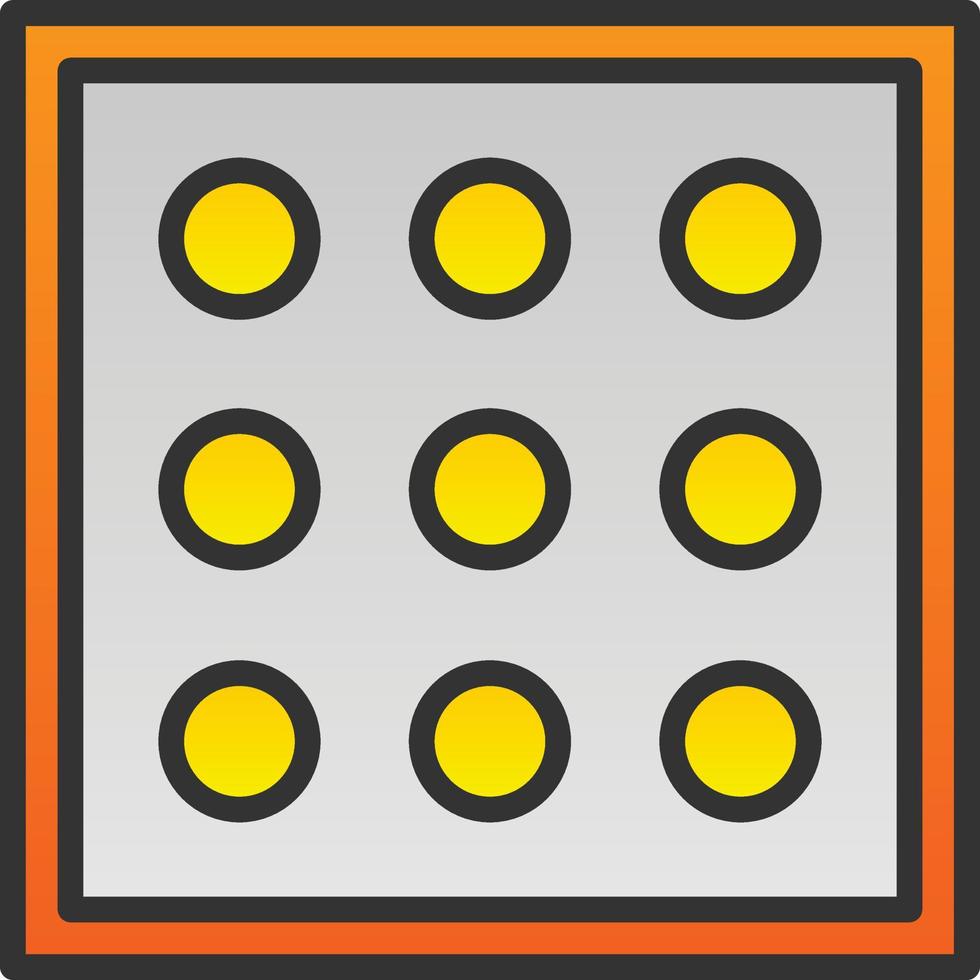 Dots Per Inch Vector Icon Design
