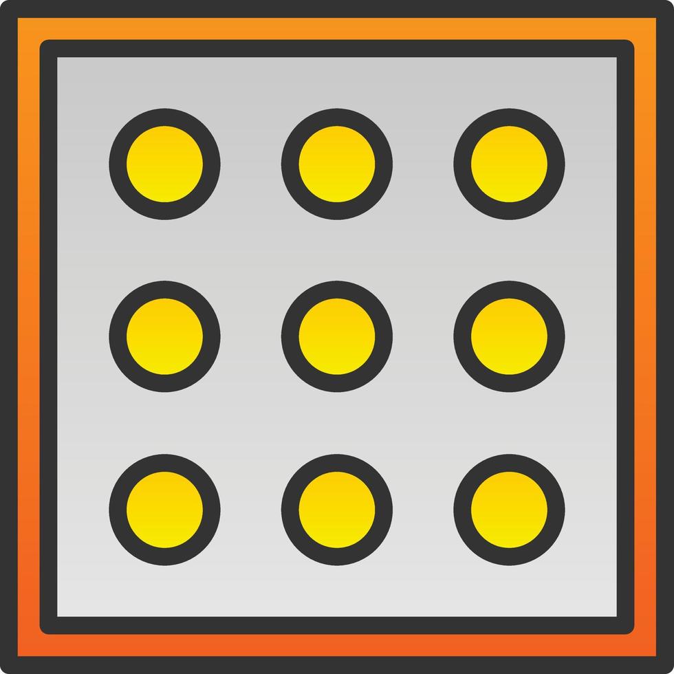 Dots Per Inch Vector Icon Design