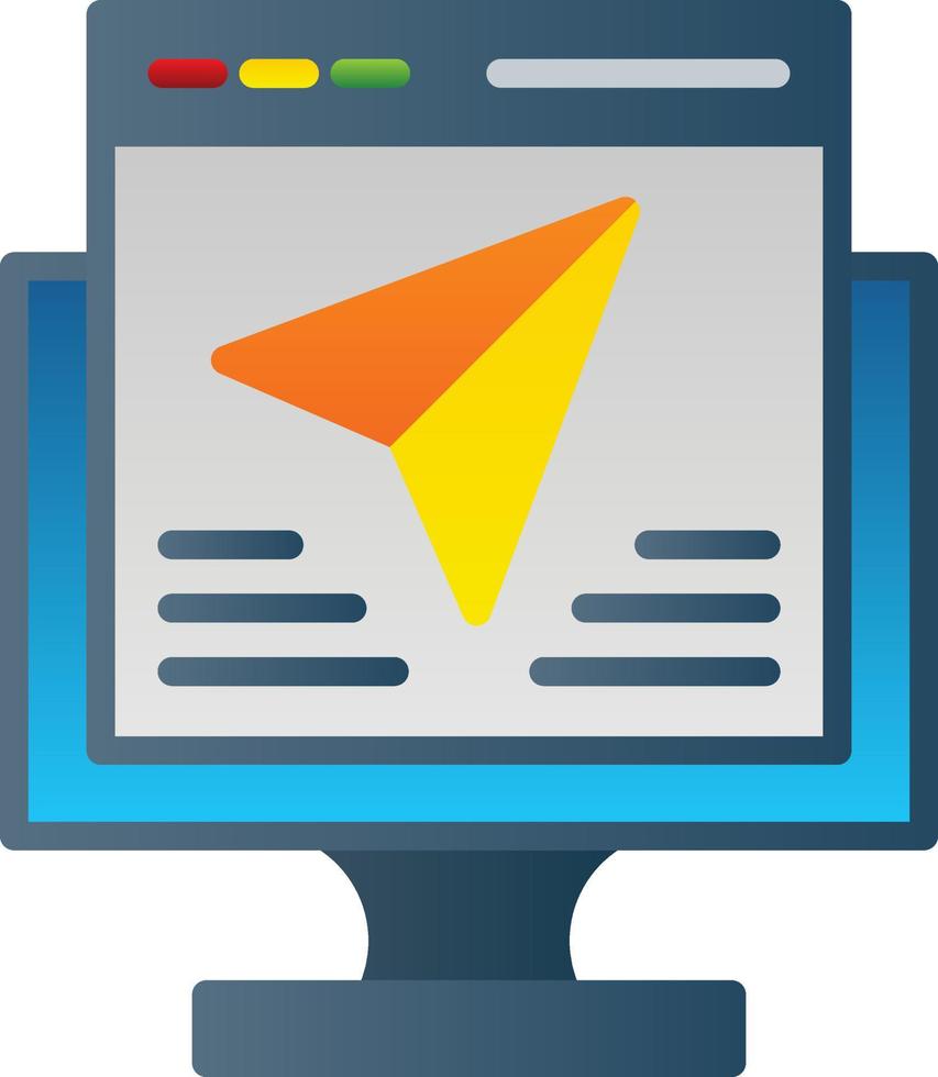 Landing Page Vector Icon Design