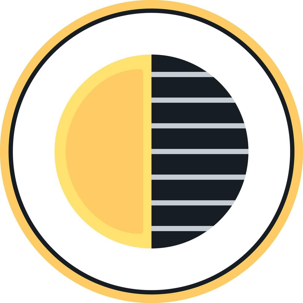 Color Contrast Vector Icon Design