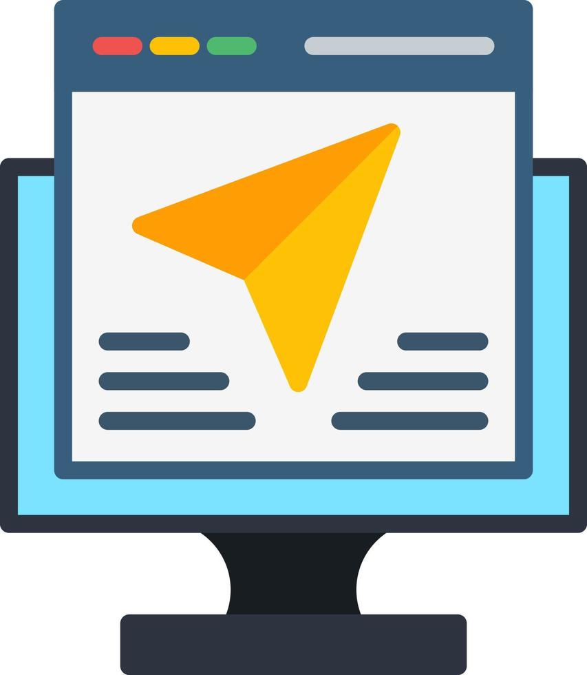 Landing Page Vector Icon Design