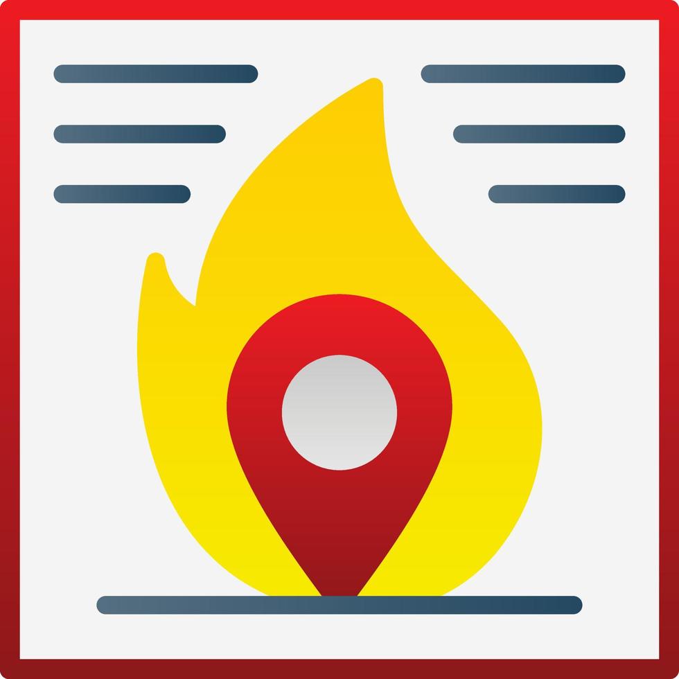 Heat Maps Vector Icon Design