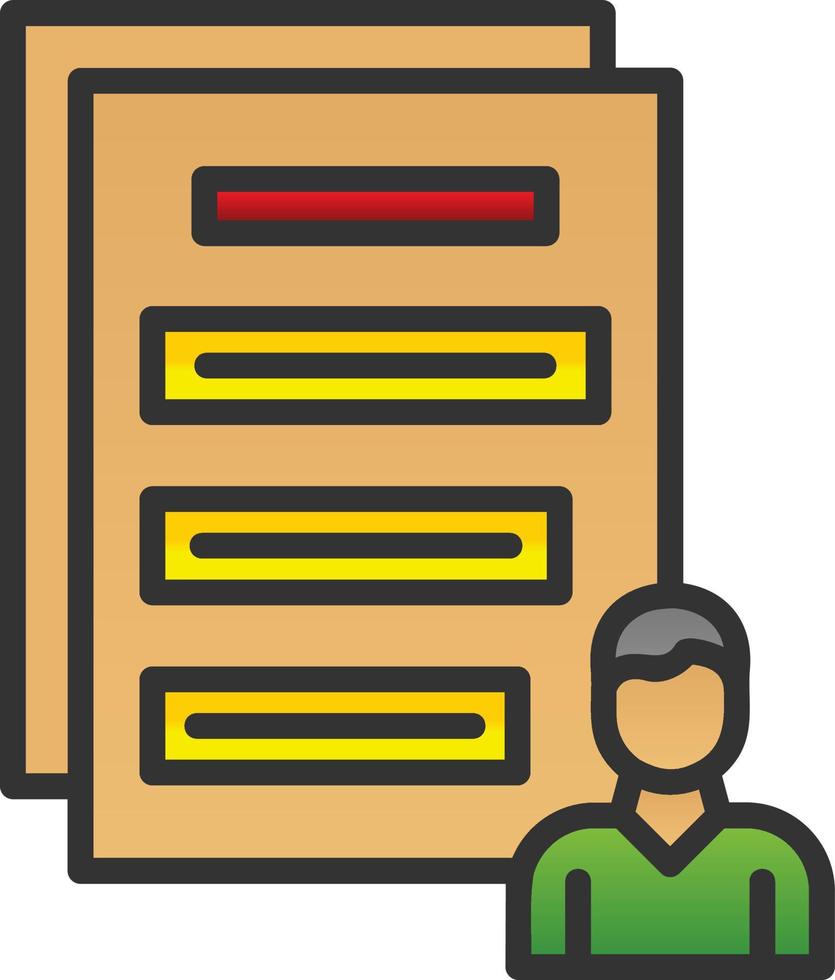 User Scenarios Vector Icon Design