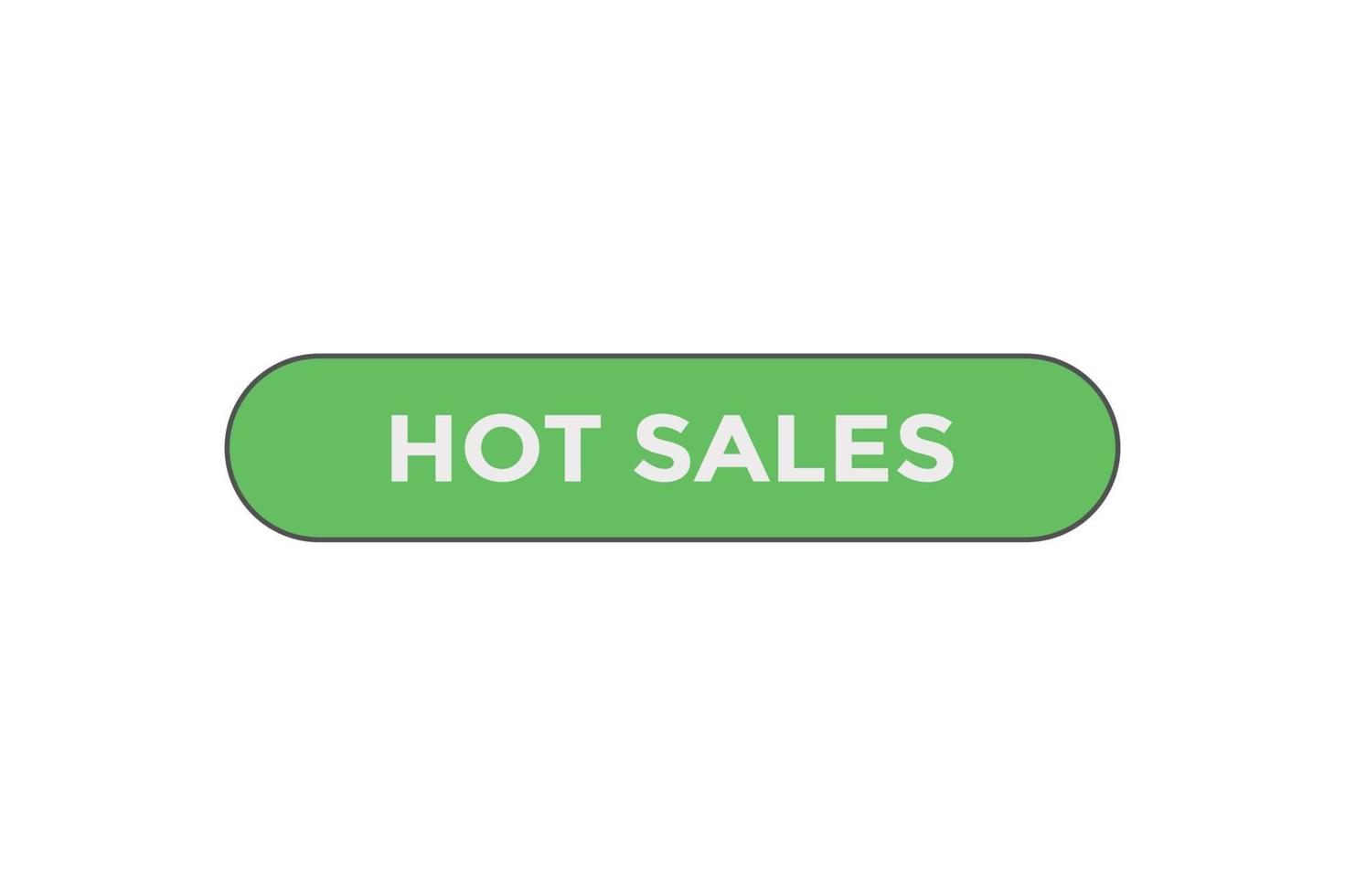 Hot sales button web banner templates. Vector Illustration 16330871 ...