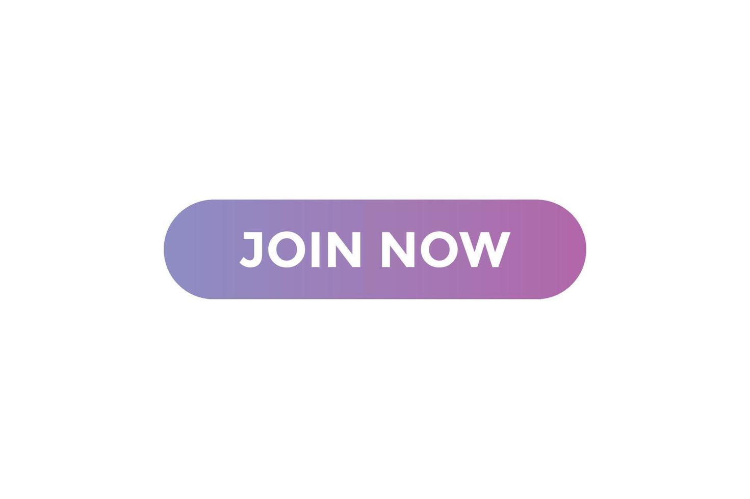 Join now button web banner templates. Vector Illustratio