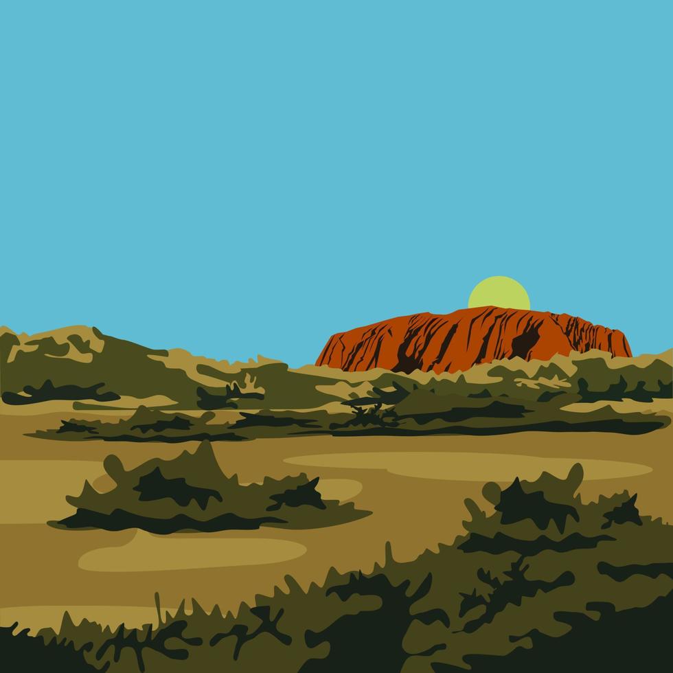 Favorite tourist spot vector illustration