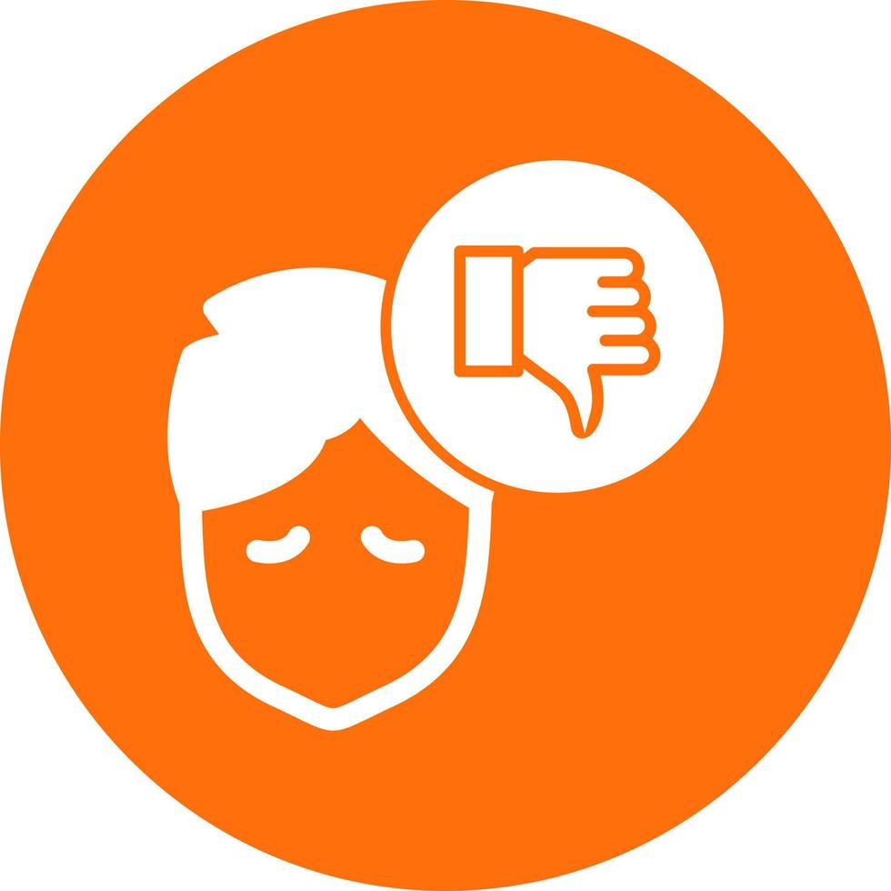 Pessimistic Vector Icon Design
