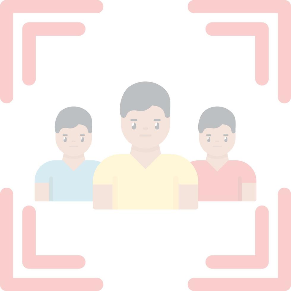 Focus Group Vector Icon Design