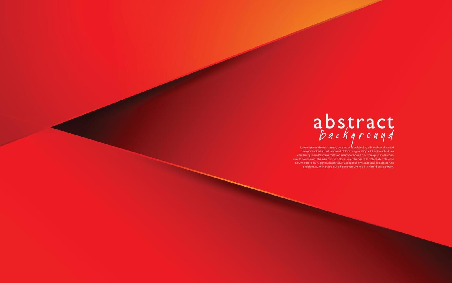 red modern abstract background design vector