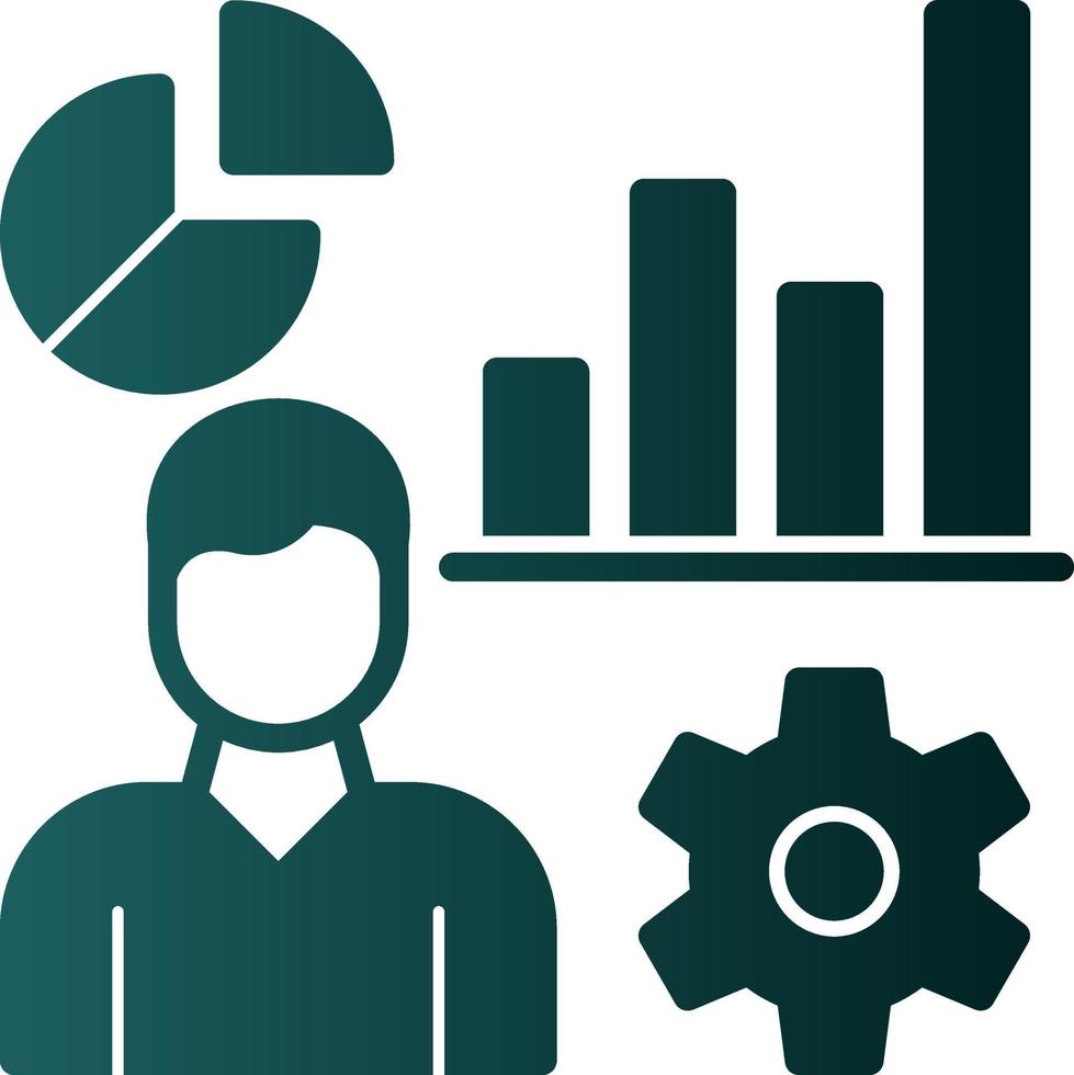 Ux Analytics Vector Icon Design
