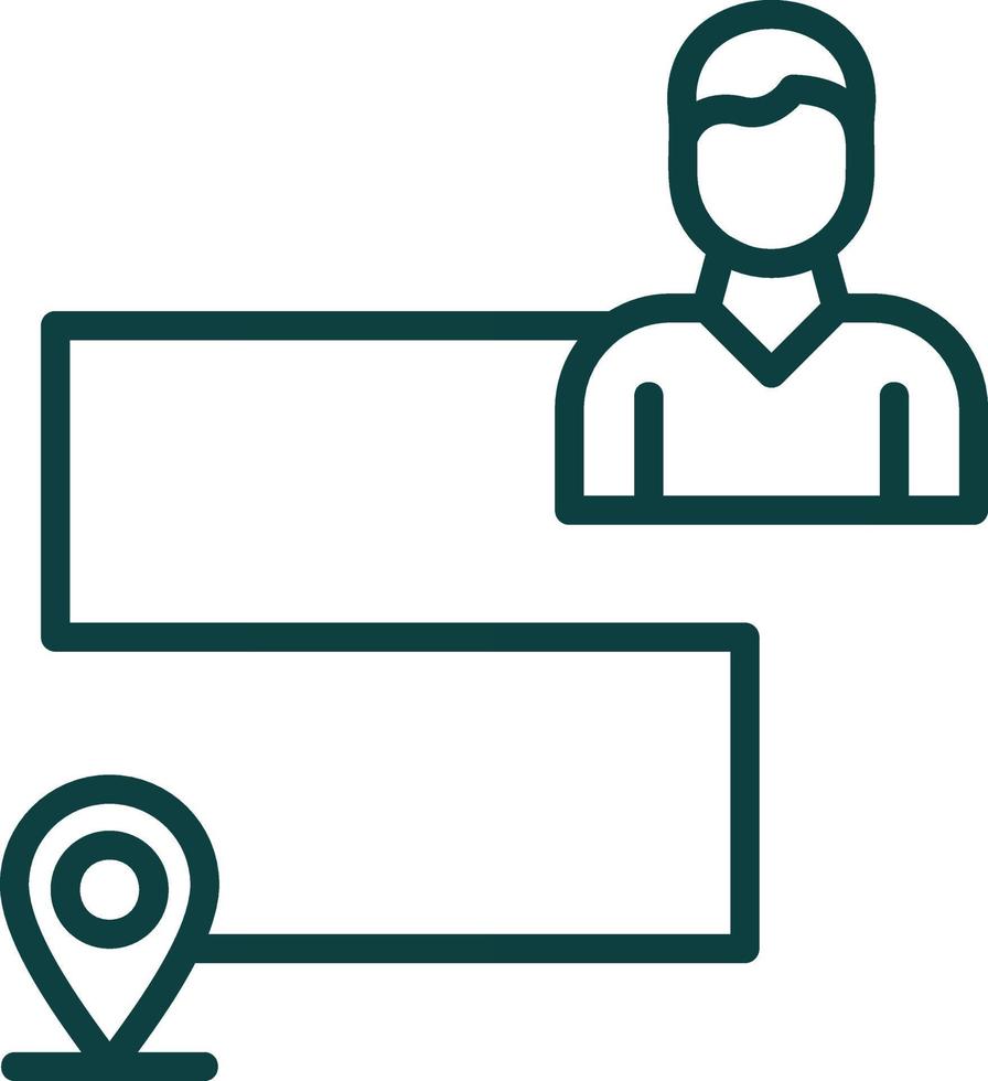 Customer Journey Map Vector Icon Design