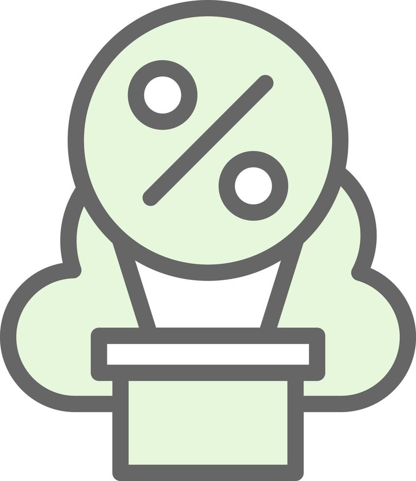 Balloon Loan Vector Icon Design