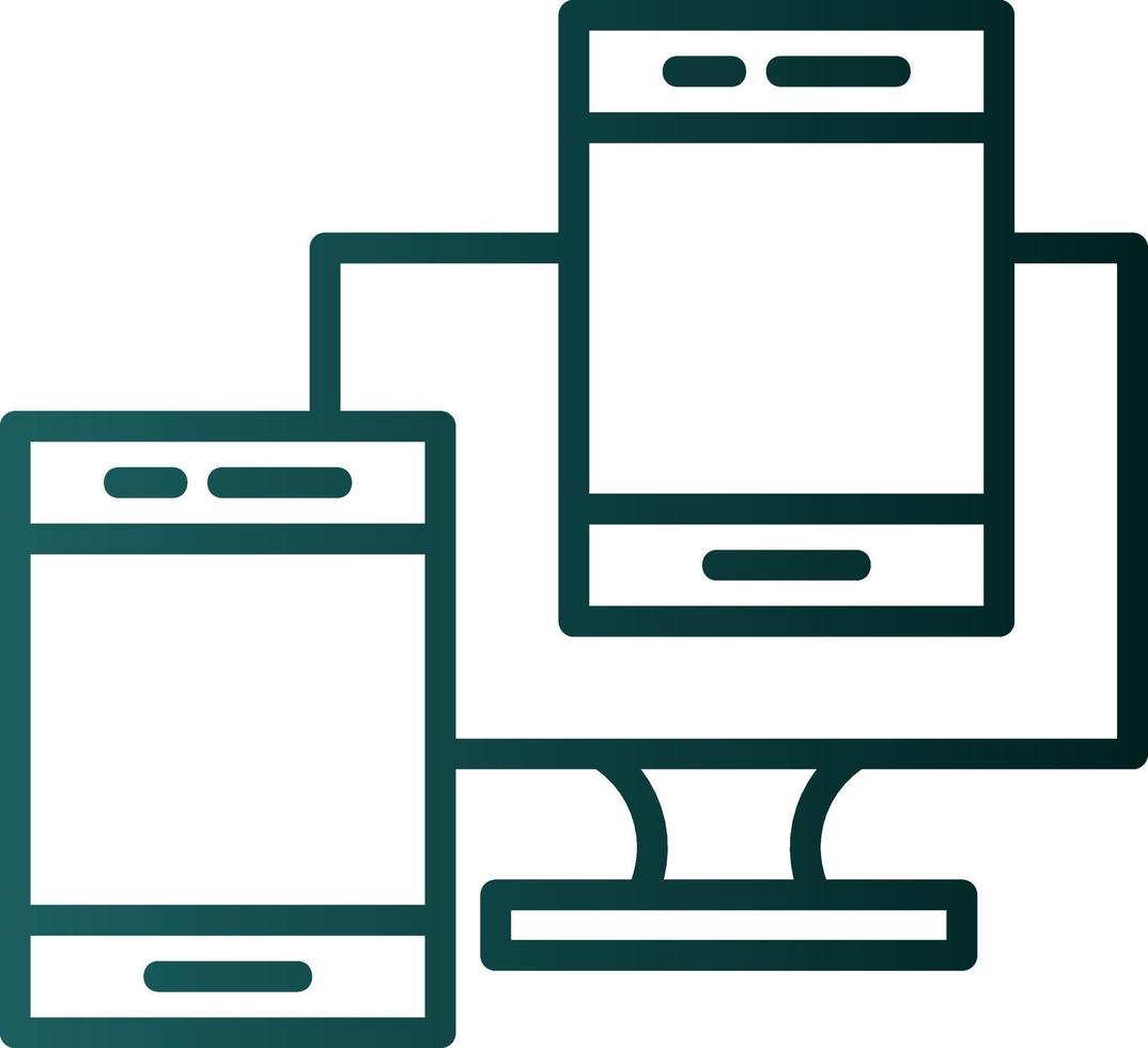 Responsive Web Design Vector Icon Design