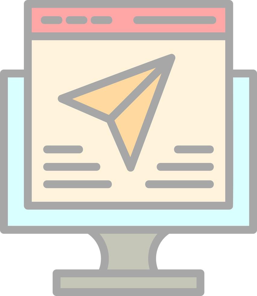 Landing Page Vector Icon Design