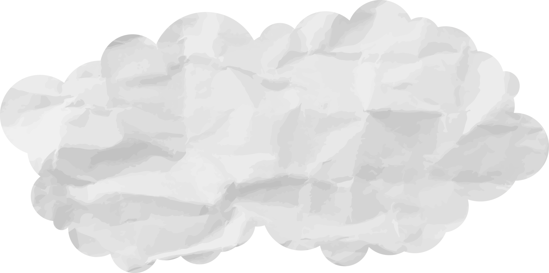 White textured cloud Crop-out Icon png