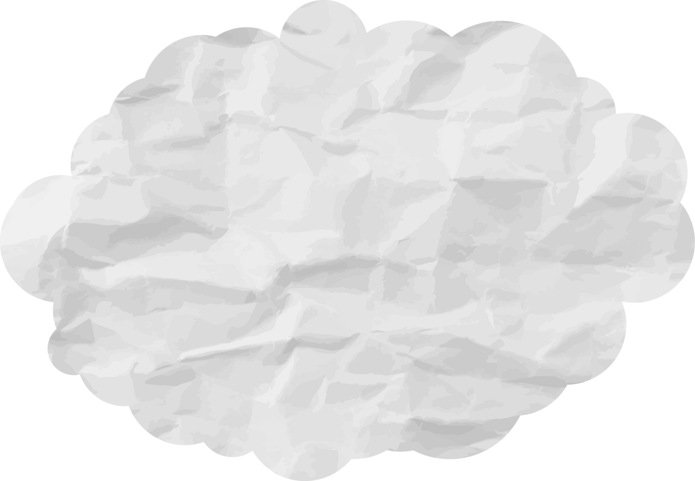 White textured cloud Crop-out Icon png