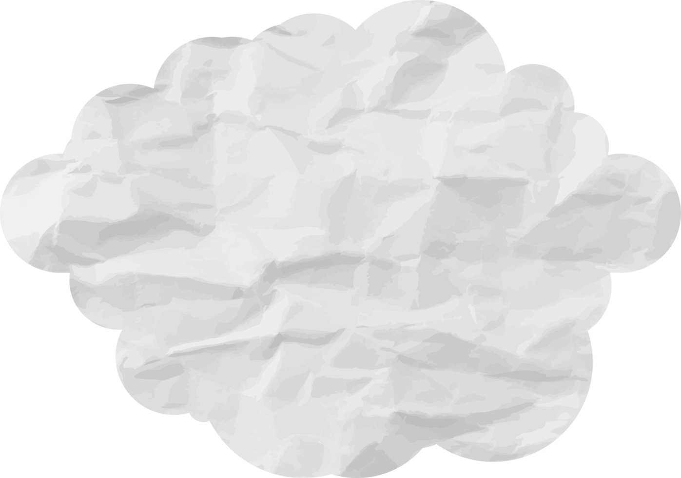 White textured cloud Crop-out Icon png