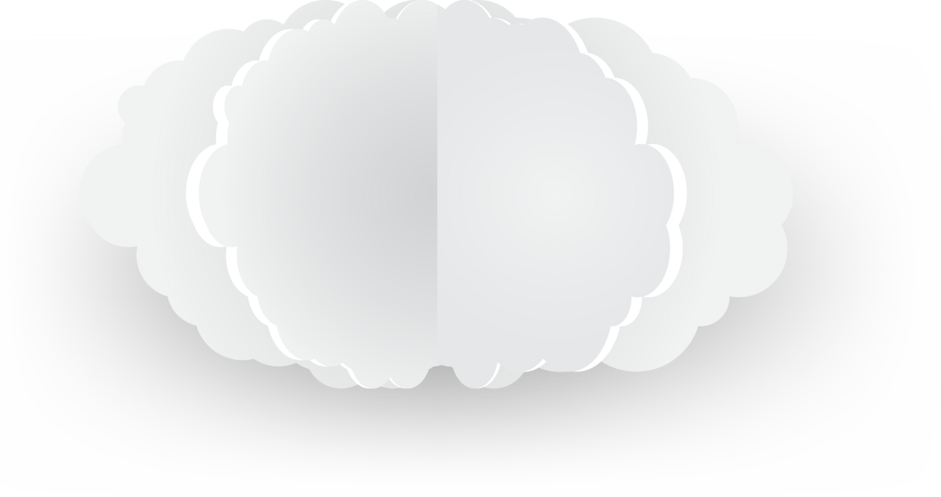 White cloud Crop-out Icon png