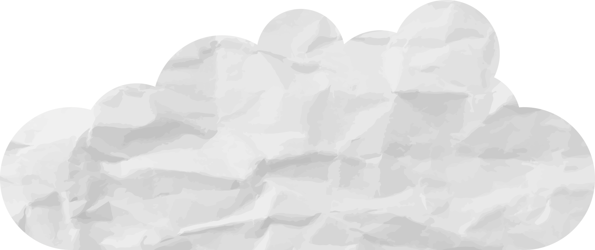 White textured cloud Crop-out Icon png